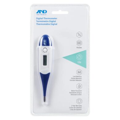 A&D Digital Thermometer Flex Tip