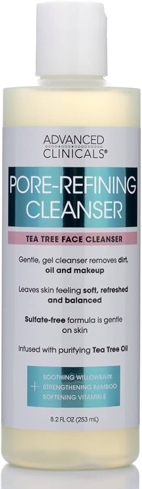 Advanced Clinicals Tea Tree Cleanser 8Oz
