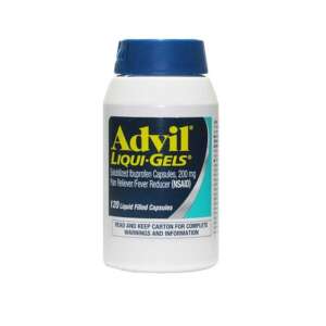 Advil Liquid gels 200mg (NSAID) 120 soft gel caps