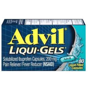 Advil LiquiGels 20 Capsules Ibuprofen 200mg