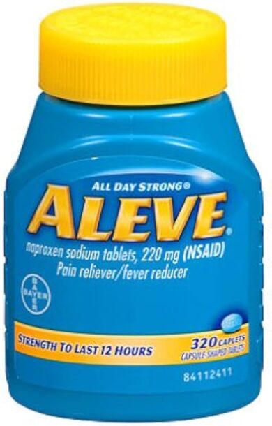 Aleve Naproxen sodium 220mg (NSAID) Bayer