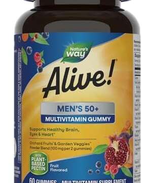 Alive Men's 50+ 60 Gummies