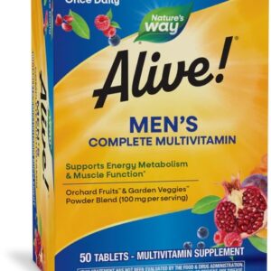Alive! Men's Complete Multivitamin.