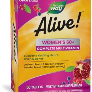 Alive! Women's 50+ Complete Multivitamin 50 Tabs