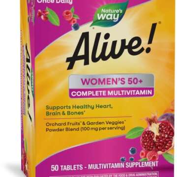 Alive! Women's 50+ Complete Multivitamin 50 Tabs
