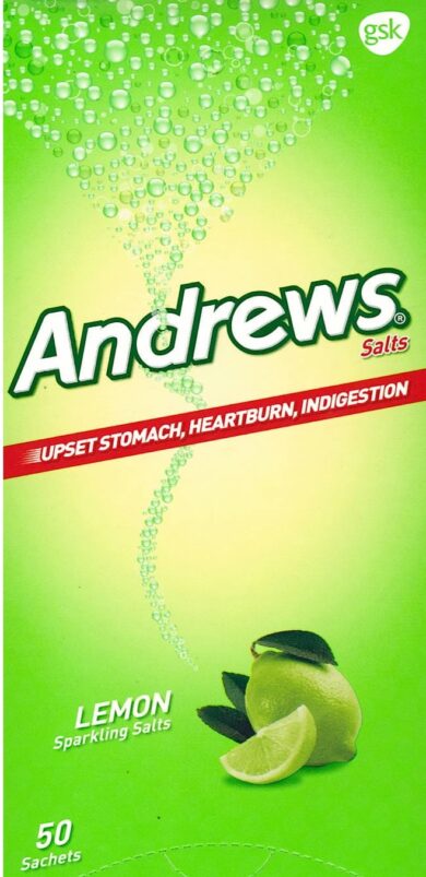 Andrews Salts Lemon Flavor.