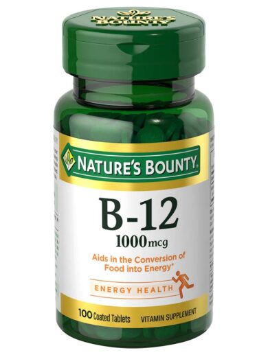B12 1000mg 100 capsules. Nature's Bounty