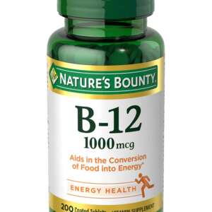 B12 1000mg 200 Capsules. Nature's Bounty