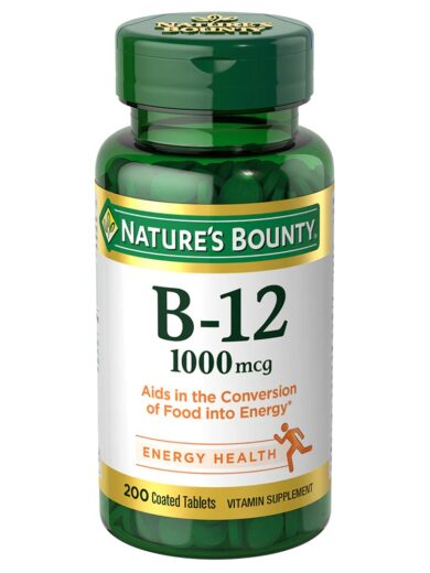 B12 1000mg 200 Capsules. Nature's Bounty