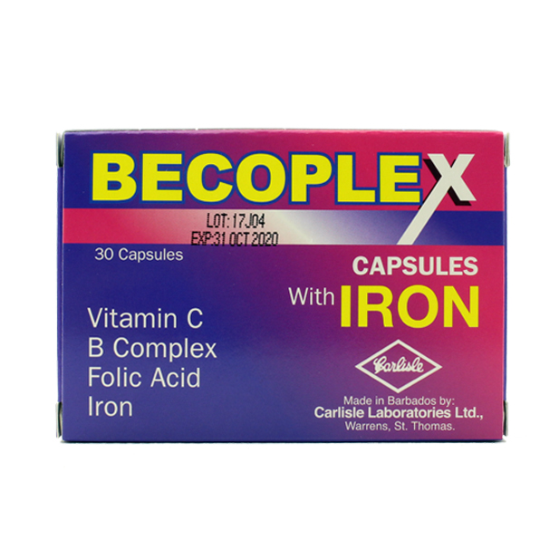 Becomplex with Iron Capsules