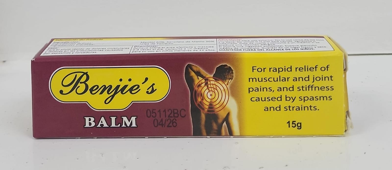 Benjie's Balm 15g