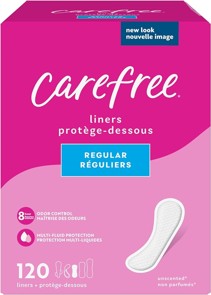 Carefree Regular Liners 120ct