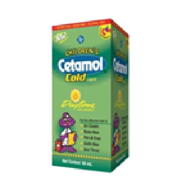 Cetamol Children's Cold Liquid 60ml