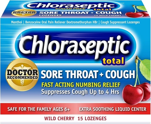 Chloraseptic Lozenges Total SF