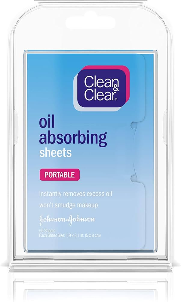 Clean&Clear oil absorbing sheets 50 Sheets
