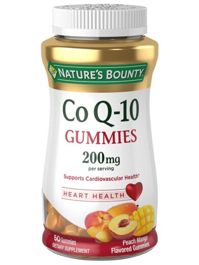 Co Q-10 Gummies Peach Mango 60pcs