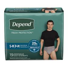 Depend Men Disposable S-M