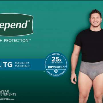 Depend Men Disposable XL