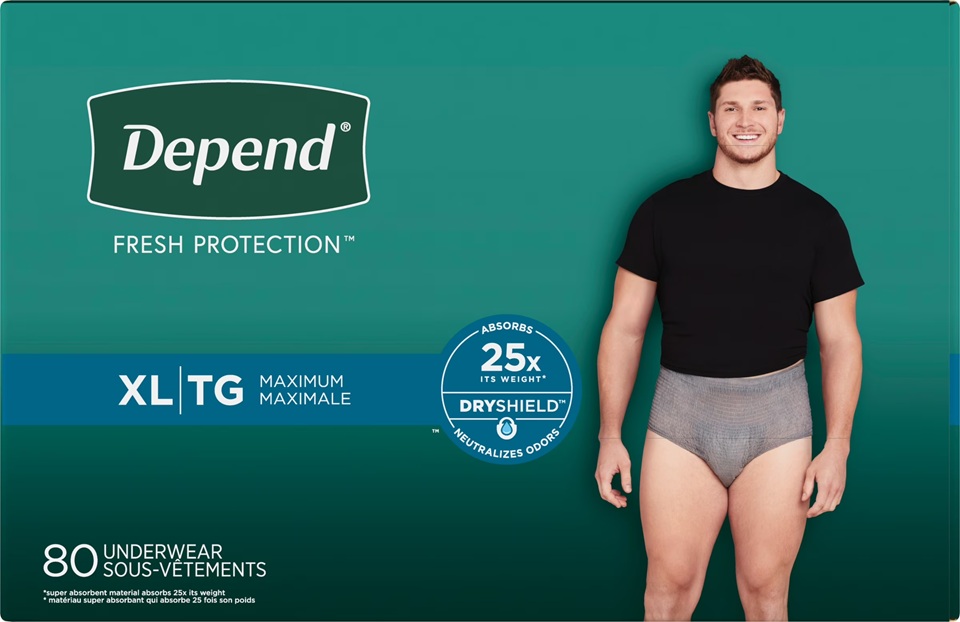 Depend Men Disposable XL