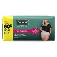 Depend Women Disposable XL