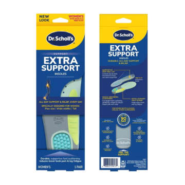 Dr Scholl's Extra Support Insoles Women 6-11
