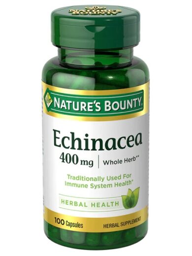 Echinacea 400mg Whole Herb Nature's Bounty 100pcs
