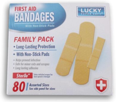 First Aid bandages Family Pk