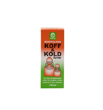 Fitzroy Menth Koff & Kold Syrup 100ml