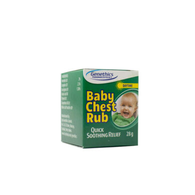 GENETHICS BABY CHEST RUB DAYTIME 28G JAR