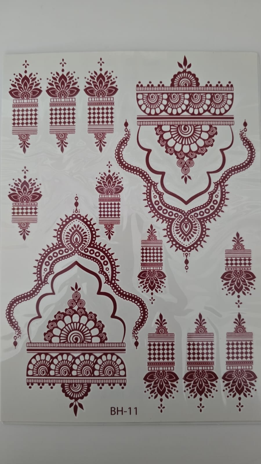 Henna Tattoo BH-11 Burgundy