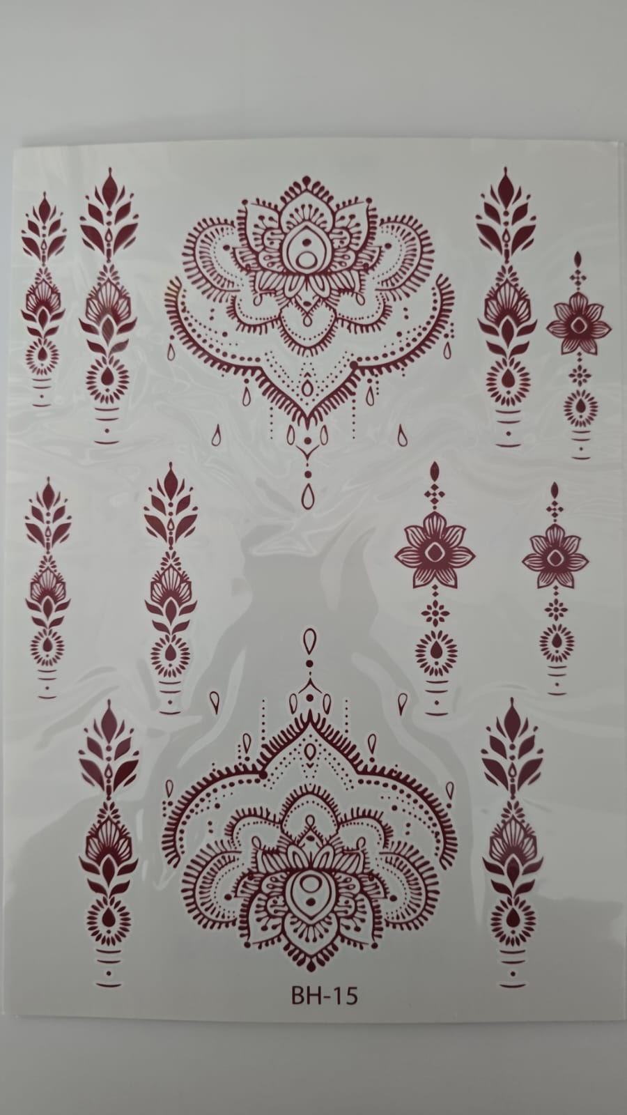 Henna Tattoo BH-15 Burgundy