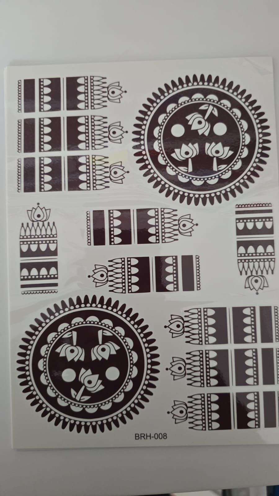 Henna Tattoo BRH-008 Brown