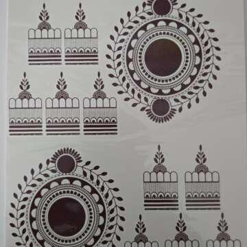 Henna Tattoo BRH-009 Brown
