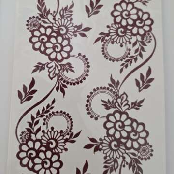 Henna Tattoo Henna-01 Brown