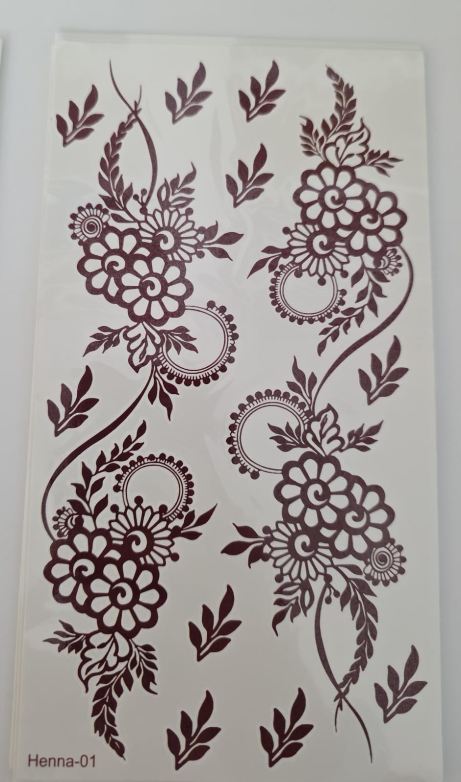 Henna Tattoo Henna-01 Brown