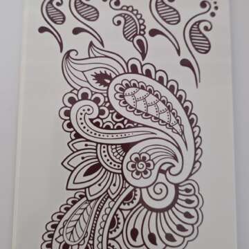 Henna Tattoo Henna-06 Brown