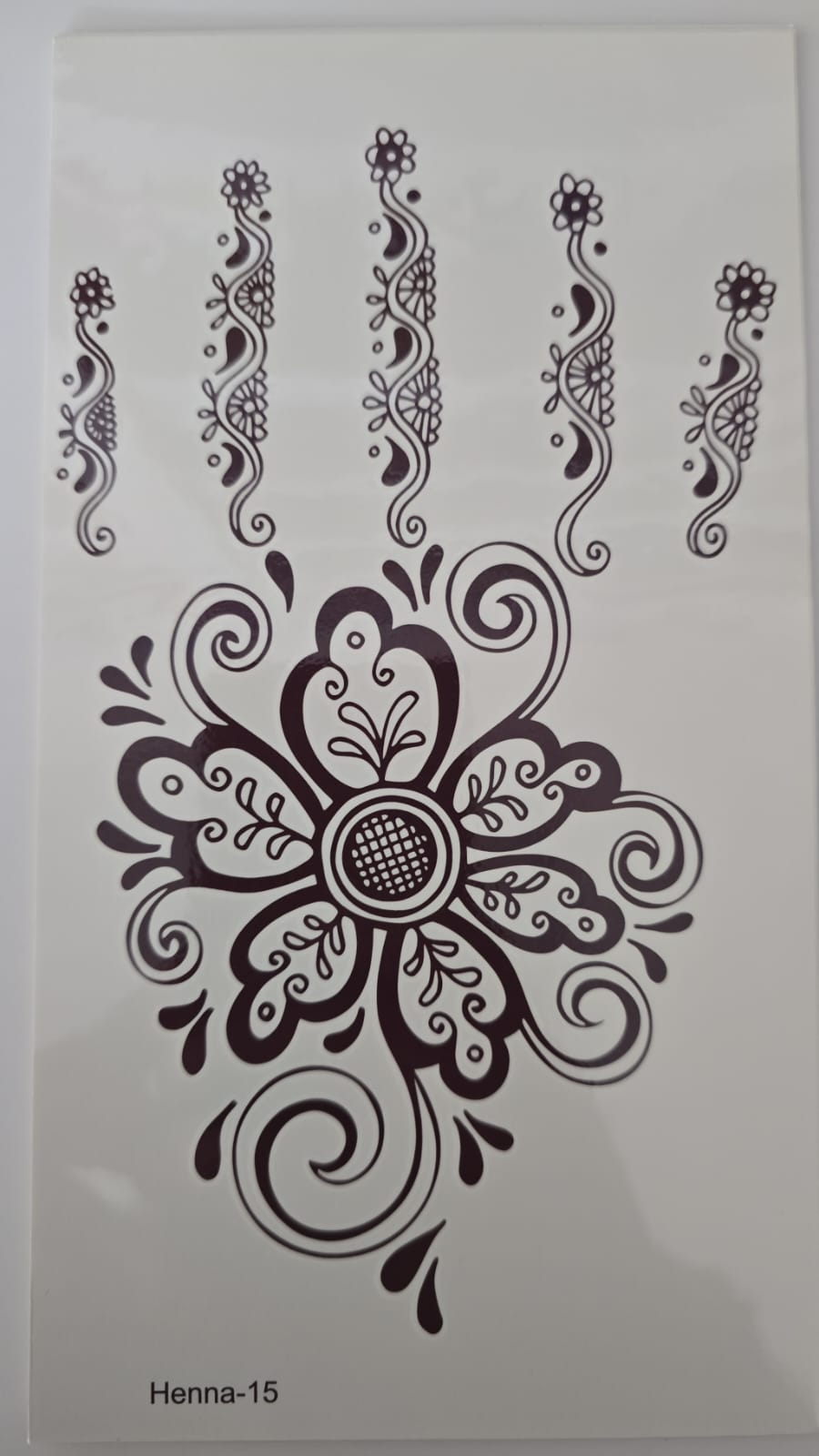 Henna Tattoo Henna-15 Brown