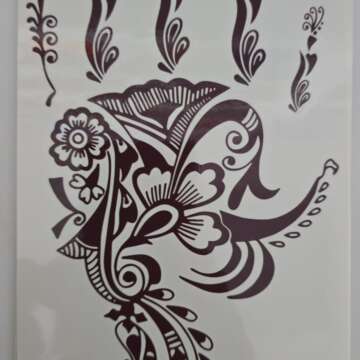 Henna Tattoo Henna-17 Brown