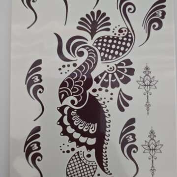 Henna Tattoo Henna-19 Brown