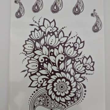 Henna Tattoo Henna-20 Brown