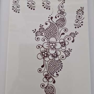 Henna Tattoo Henna-25 Brown