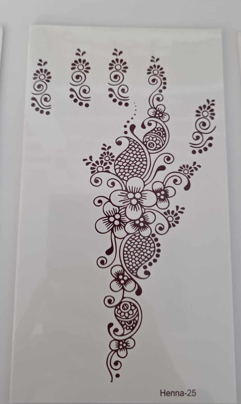 Henna Tattoo Henna-25 Brown