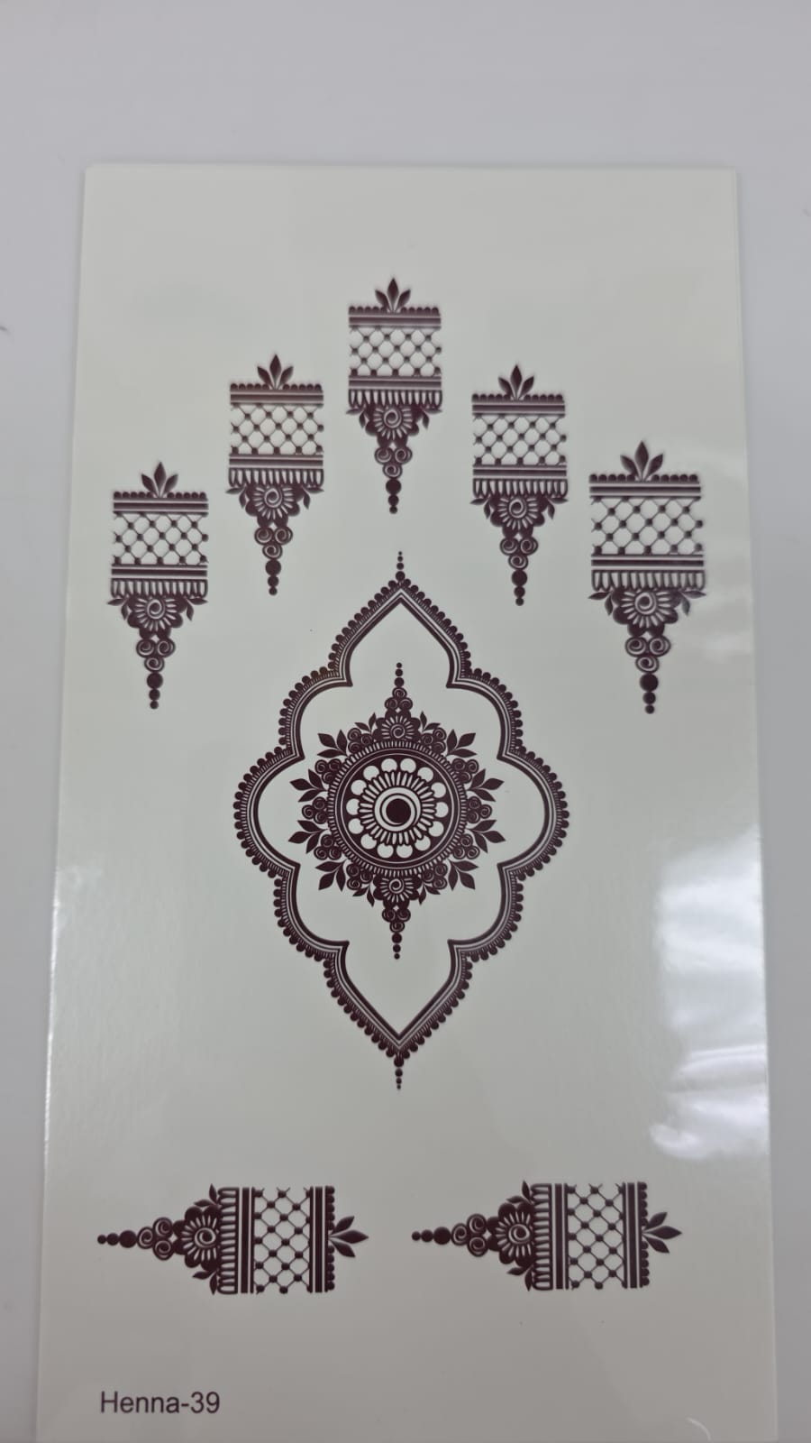 Henna Tattoo Henna-39 Brown