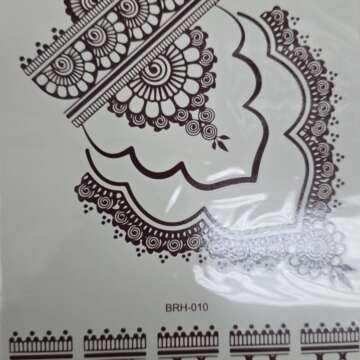 Henna Tattoo Henna-BRH-010 BROWN