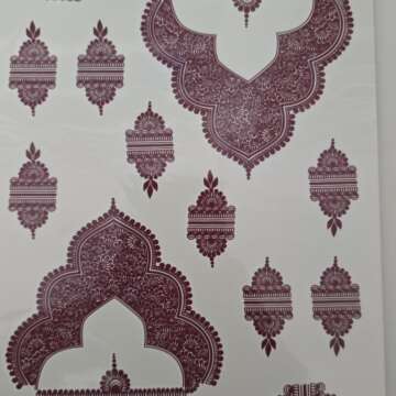 Henna Tattoo QS HNSS-06 Burgundy