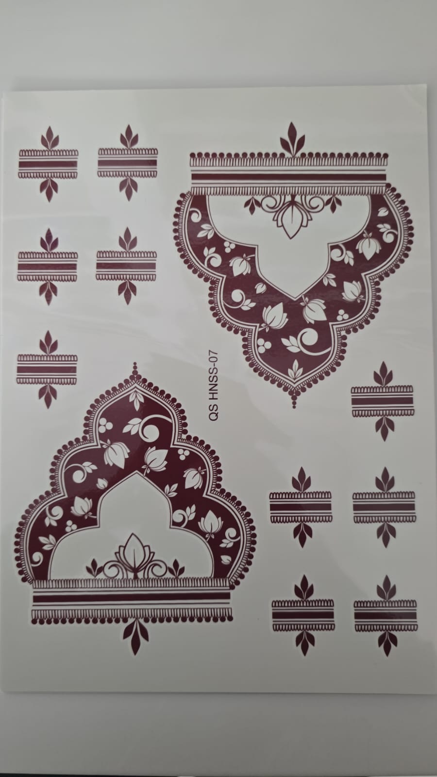 Henna Tattoo QS HNSS-07