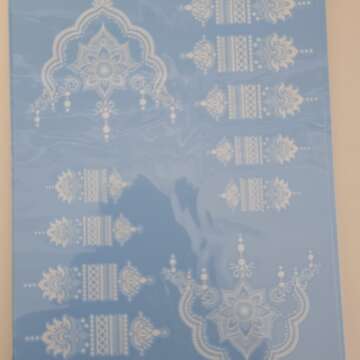 Henna Tattoo WBH-18 white
