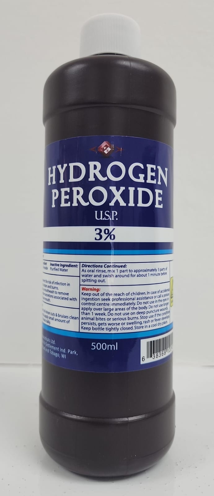Hydrogen Peroxide 3% 500mL