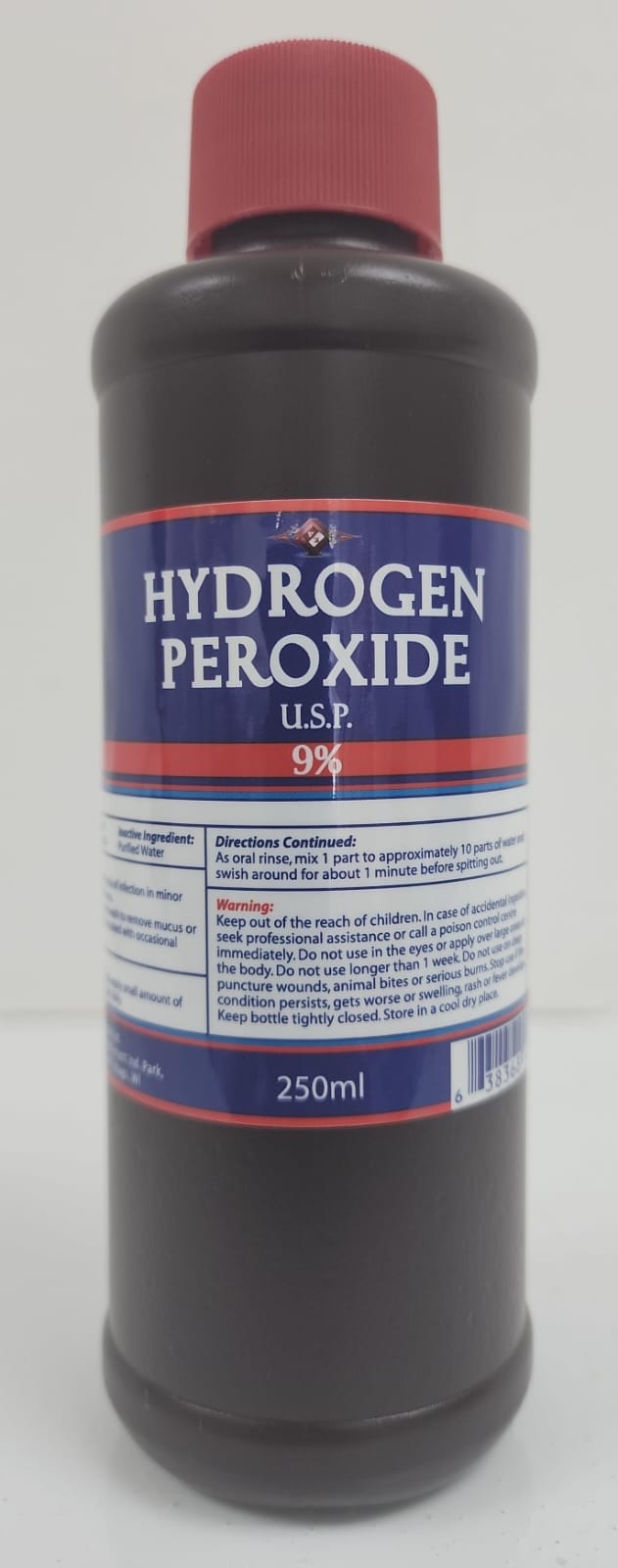 Hydrogen Peroxide 9% 250ml