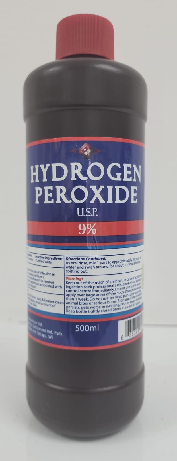 Hydrogen Peroxide 9% 500ml